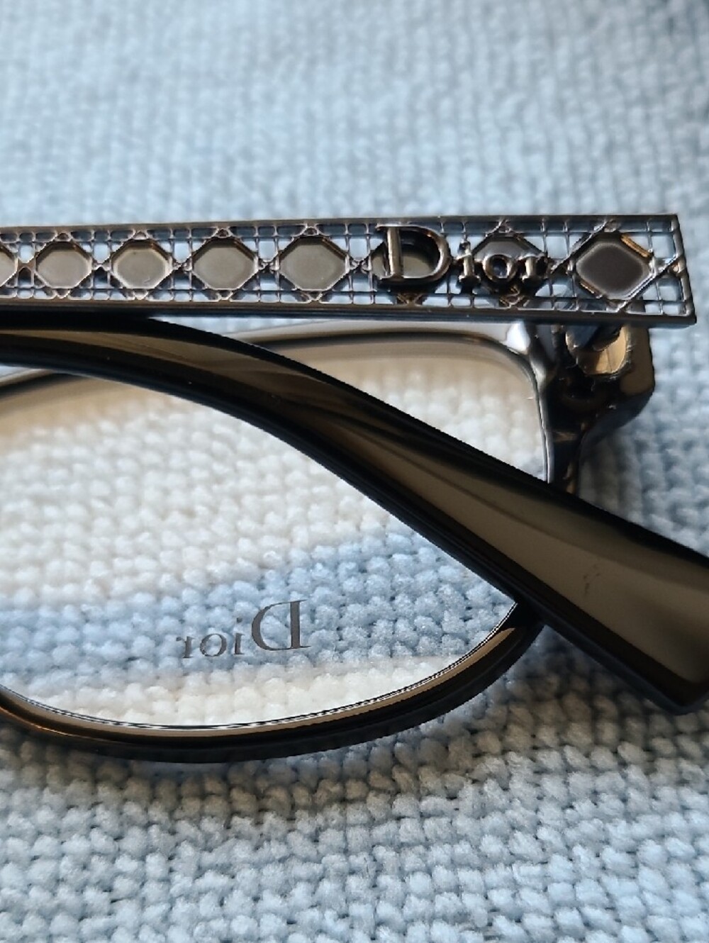 NEW & AUTHENTIC EYEGLASSES CHRISTIAN DIOR MODEL DIORAMA05, BLACK, (807)53-13-145 - Picture 3 of 6
